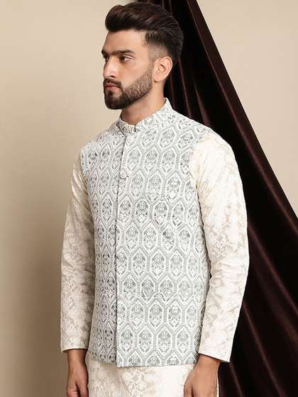 Anouk Embroidered
                      Nehru Jacket