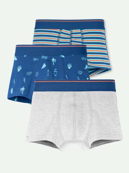 ariel Boys Pack of 3
                      Assorted Trunk
