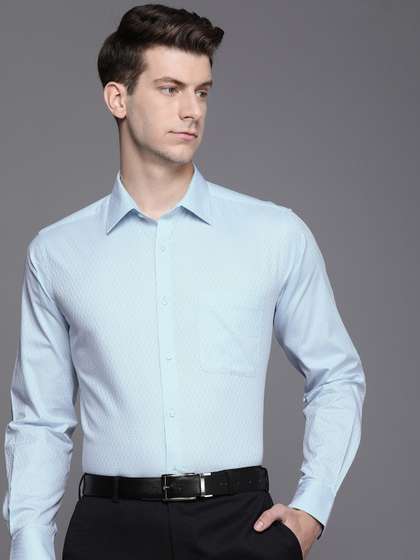 Raymond Self
                          Design Textured Slim Fit Pure Cotton Formal
                          Shirt