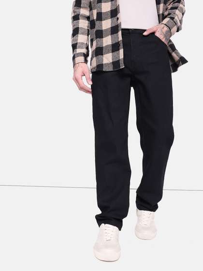 The Roadster Life Co.
                      Men Straight Fit Stretchable Mid Rise Jeans
