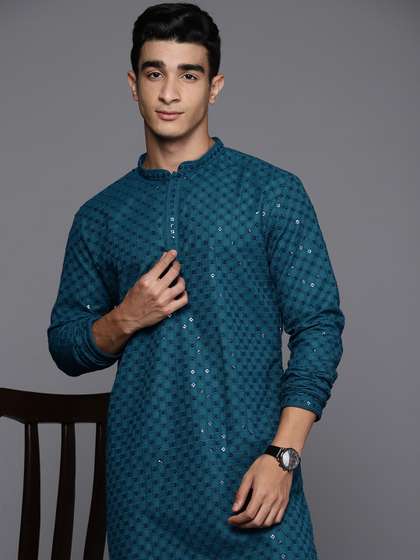 Indo Era Men Embroidered Kurta