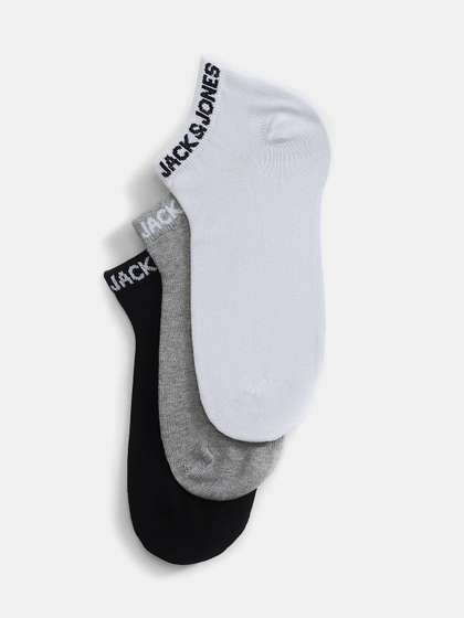 Jack & Jones Men
                      Pack Of 3 Ankle-Length Socks