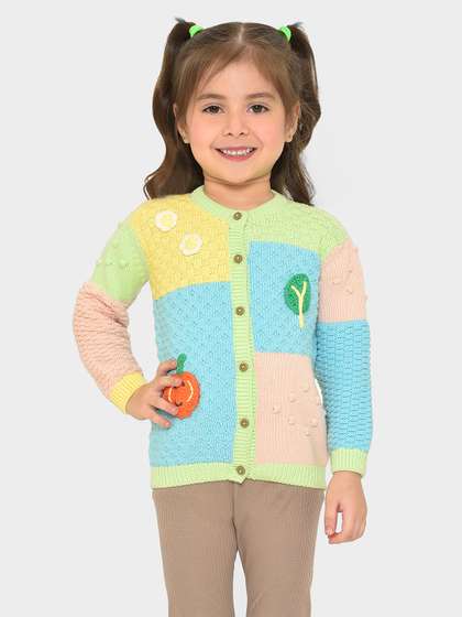 MiArcus Girls
                      Colourblocked Cardigan