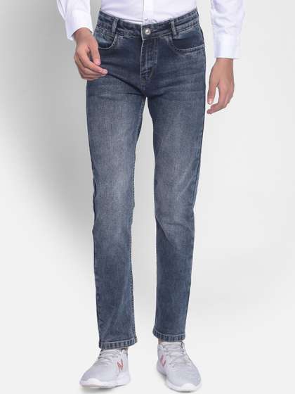 Crimsoune Club Boys Slim
                    Fit Clean Look Cotton Jeans