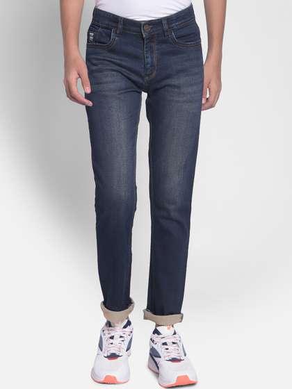 Crimsoune Club Boys Slim
                    Fit Clean Look Cotton Jeans