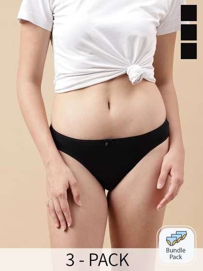 Marks & Spencer
                        Pack Of 3 Cotton Low-Rise Basic Briefs