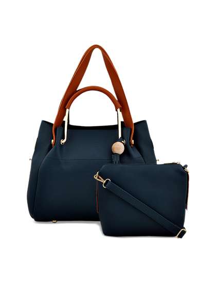 Handbags For Women Leather Designer Mark Keith Teal Solid Shoulder Bag