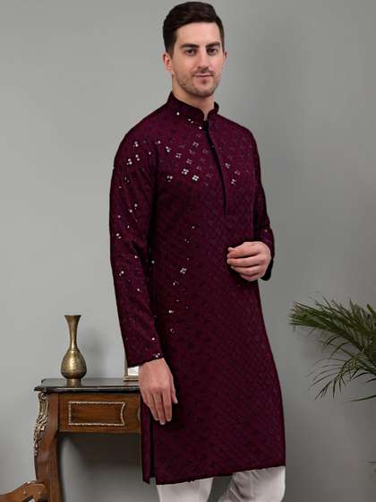 Jompers Sequinned Regular Kurta