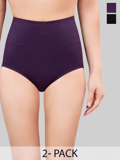 PLUMBURY Pack Of 2
                        Tummy Tucker Briefs