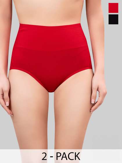 PLUMBURY Pack Of 2
                        Tummy Control Shapewear