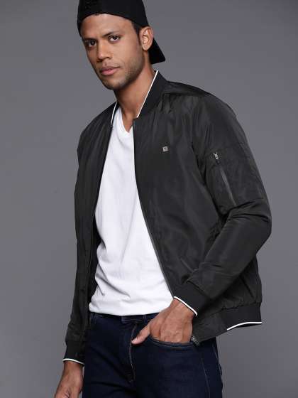 Louis philippe leather jacket on sale