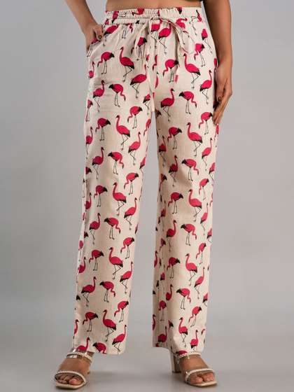 MAUKA Women Printed Palazzos