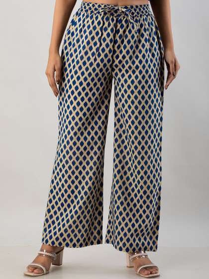 MAUKA Women Printed Palazzos