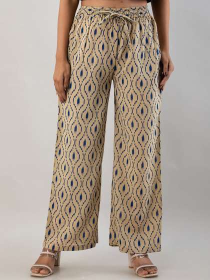 MAUKA Women Printed Palazzos