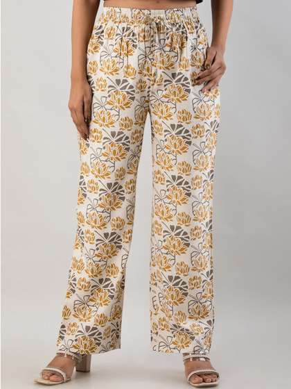 MAUKA Women Printed Palazzos