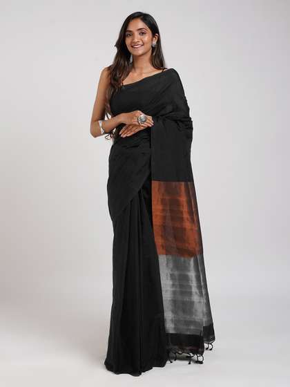 TEEJH Zari Detail
                        Pure Cotton Saree