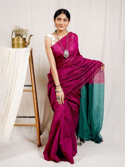 TEEJH Pure Cotton
                        Saree