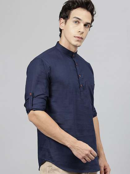Hancock Pure Cotton Short Kurta
