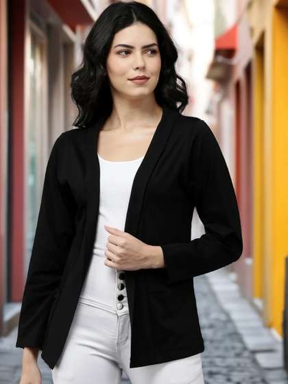 Kryptic Open Front
                      Cotton Shrug