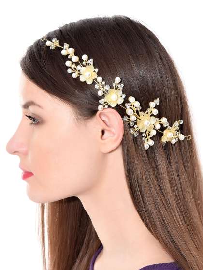  اكسسوااااارات للشعر 11522919392285-PRITA-Gold-Plated-Stone-Studded-Hairband-8701522919392158-1