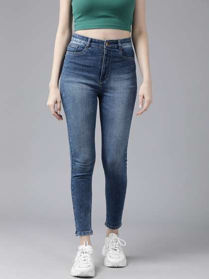The Roadster Life
                          Co. Women Skinny Fit High-Rise Light Fade
                          Stretchable Jeans