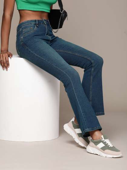 The Roadster Life Co. Women Skinny Flared Fit Light Fade Stretchable Jeans