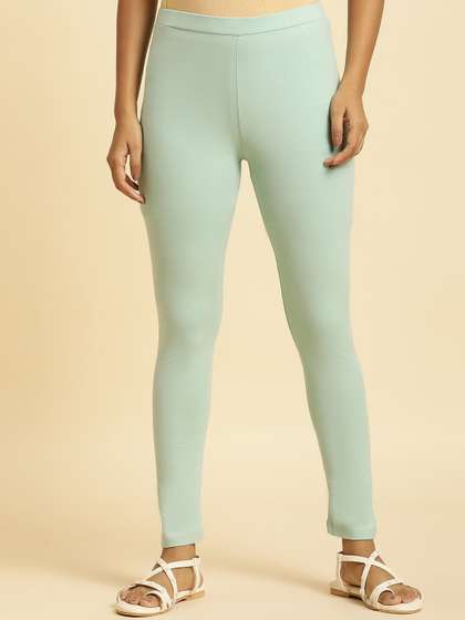 W Mid Rise Ankle
                        Length Leggings