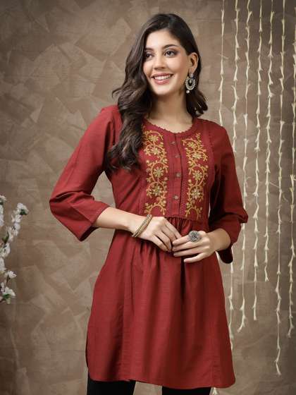 Nayam By Lakshita
                        Embroidered Cotton Tunic