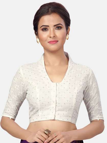 Studio Shringaar Embroidered Saree Blouse