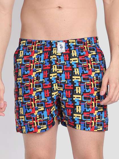 U.S. Polo Assn.
                          Printed Back Pocket Pure Cotton IYAC Boxers