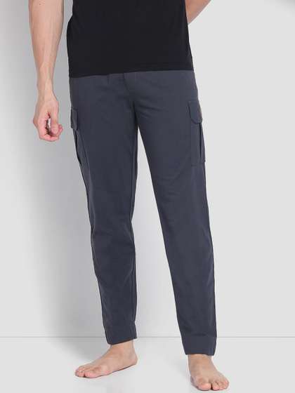 U.S. Polo Assn.
                          Men Mid-Rise Lightweight Utility Cotton Lounge
                          Cargo Joggers