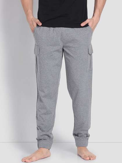 U.S. Polo Assn.
                          Men Mid-Rise Lightweight Utility Cotton Lounge
                          Cargo Joggers