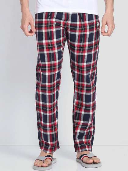 U.S. Polo Assn. Men
                        Checked Cotton LP001 Lounge Pants