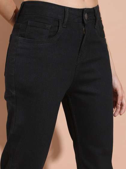 Basics By Tokyo Talkies Women Boyfriend Fit Stretchable Jeans
