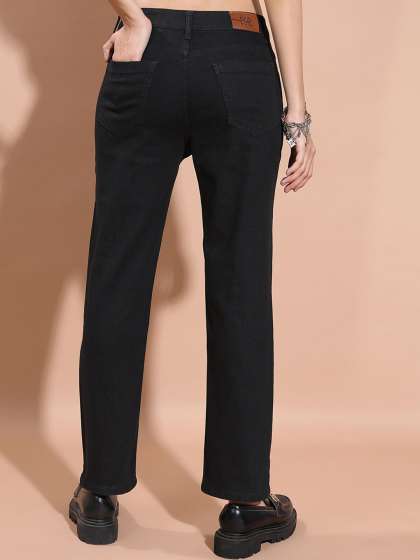 Basics By Tokyo Talkies Women Boyfriend Fit Stretchable Jeans