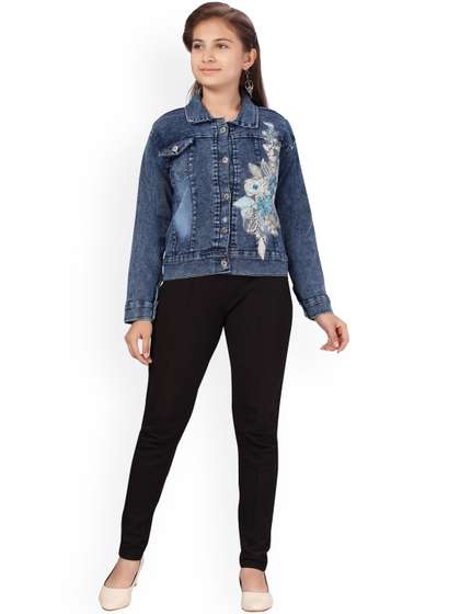 BAESD Girls Cotton Denim Jacket