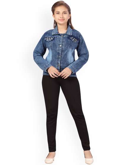 BAESD Girls Lightweight Denim Jacket