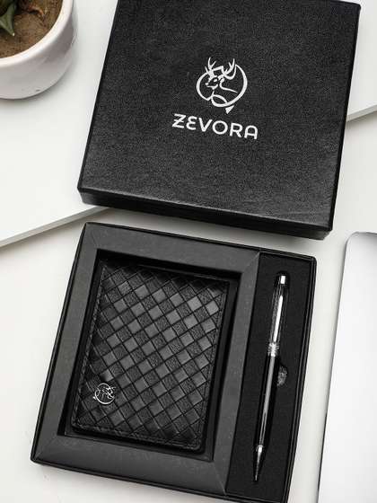 ZEVORA Men Pen &
                    Wallet Leather Accessory Gift Set