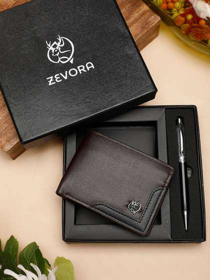 ZEVORA Men Pen &
                    Wallet Leather Accessory Gift Set