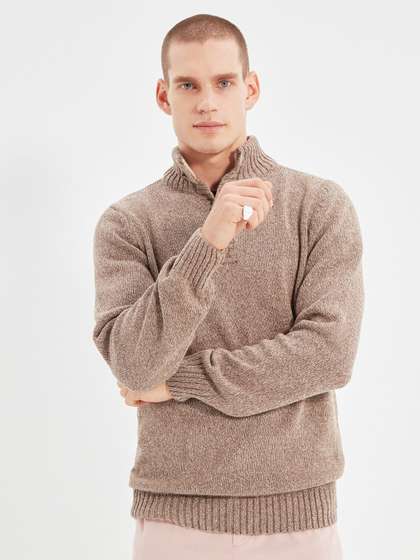 Trendyol Mock Collar Pullover