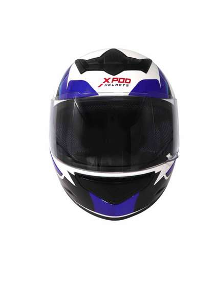 TVS Men XPOD Aerodynamic
                    Graphic Print Full Face Helmet