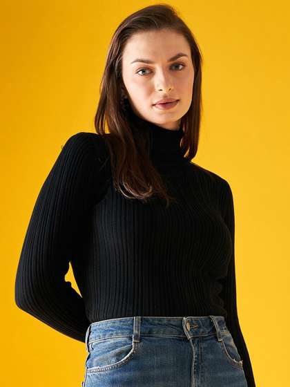 98 Degree North
                        Ribbed Turtle Neck Acrylic Pullover