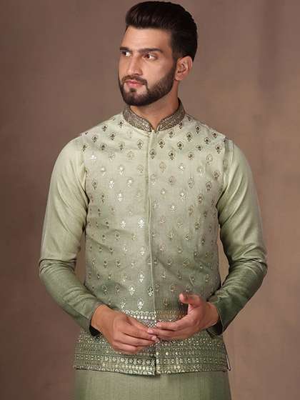 KISAH Embellished Nehru Jacket