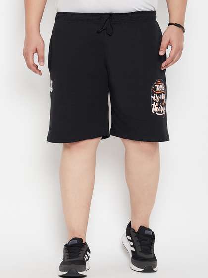 bigbanana Men Plus
                        Size Typography Printed Antimicrobial Technology
                        Sports Shorts