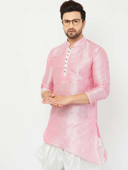 Armaan Ethnic Mandarin Collar Silk Kurta