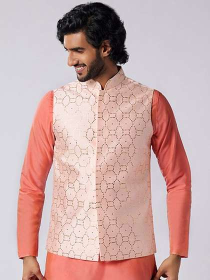 KISAH Embellished Nehru Jacket