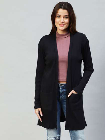 Rigo Cotton Open
                        Front Longline Shrug