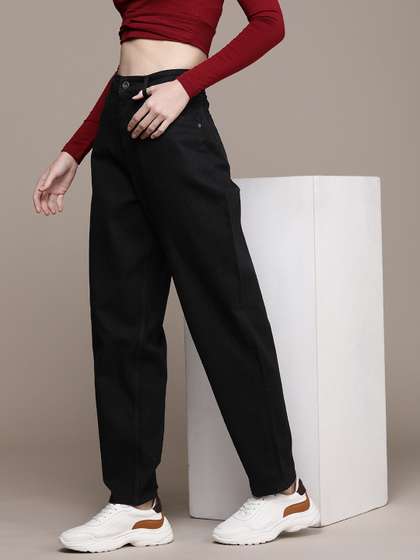 The Roadster Life
                        Co. Women Slouchy Fit High Rise Stretchable
                        Jeans