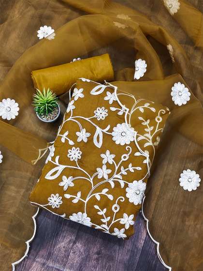 KALINI Unstitched Dress Material