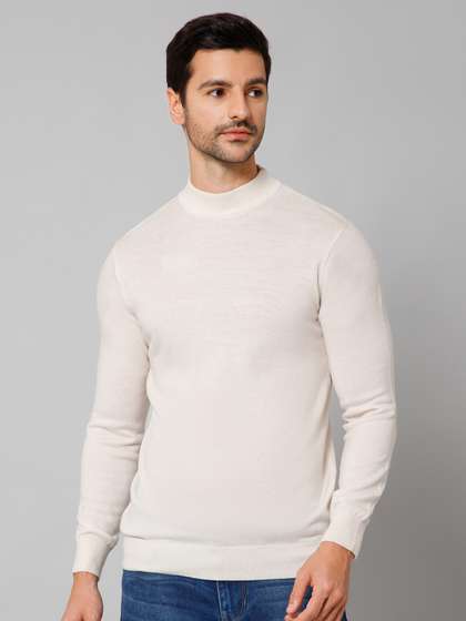 Cantabil Men Off
                        White Pullover